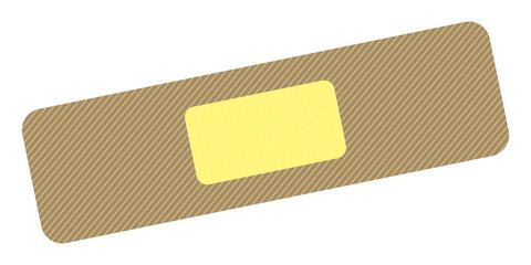 illustration design of medical equipment, adhesive on feet and hands, closing wounds