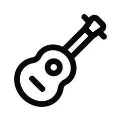 A string musical instrument vector design, premium icon of guitar in modern style