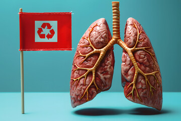 The lungs of people who do not smoke after death can be donated to create medical benefits.