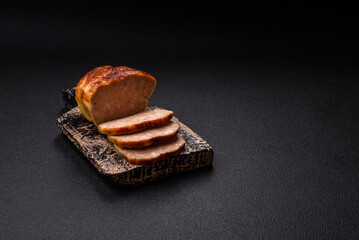 Delicious roll or homemade minced chicken sausage