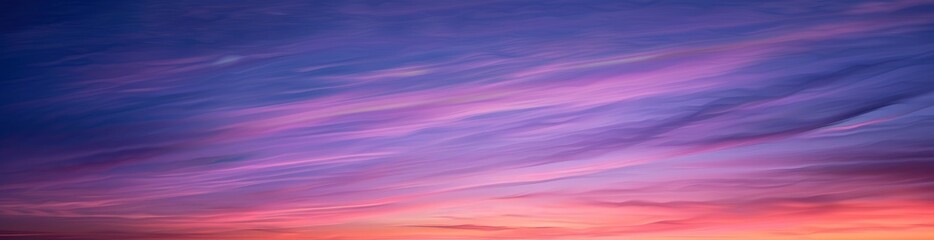 Abstract Patterns Of Summer Twilight Skies. With Copy Space, Abstract Background