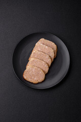 Delicious roll or homemade minced chicken sausage