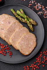 Delicious roll or homemade minced chicken sausage