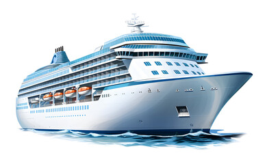 Fototapeta premium Ship png cruise ship png ship in the water png luxurious ship png vessel steamer ship transparent background