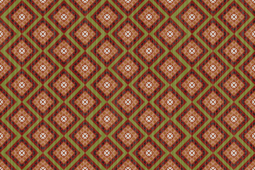 pattern Navajo tribal vector seamless pattern. Native American ornament. Ethnic South Western decor style. Ikat Boho geometric ornament. Vector seamless pattern. Mexican blanket, rug. Woven carpet