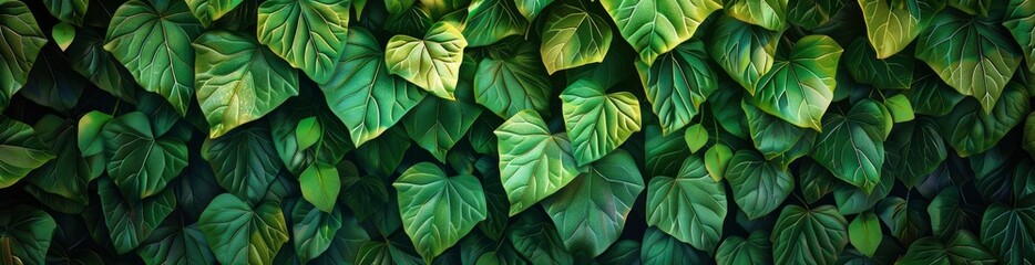 Abstract Summer Climbing Vine Background. With Copy Space, Abstract Background