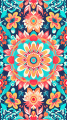 Abstract Image, Fractal Florals, Textile Art, Particles, Pattern Style Texture, Background, Wallpaper, Desktop, Cell Phone and Smartphone Case, Computer Screen, Cell Phone and Smartphone, 9:16 Format 