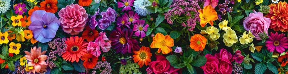 Abstract Summer Floral Path Patterns. With Copy Space, Abstract Background