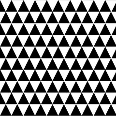 This wallpaper features an abstract design of multi-colored triangles, creating a vibrant and dynamic geometric pattern. The interplay of various hues and shapes adds depth and energy, perfect for mod