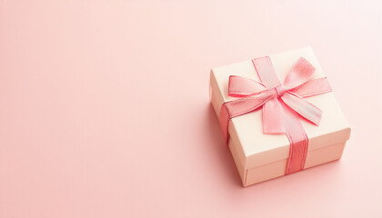 Obraz premium pink gift box