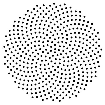 Fibonacci sequence dot golden spiral illustrate png