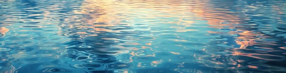 Abstract Patterns Of Summer Sky Reflections. With Copy Space, Abstract Background