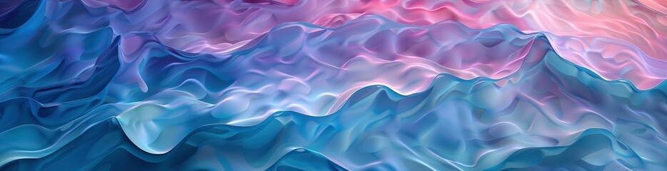 Fototapeta premium Abstract Patterns Inspired By Summer Alpine Lakes. With Copy Space, Abstract Background