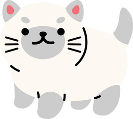 Kitten Cute Illustration Element