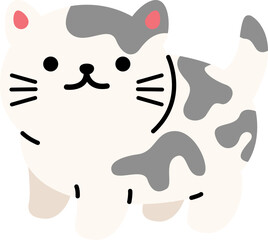 Kitten Cute Illustration Element