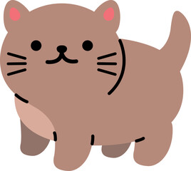 Kitten Cute Illustration Element