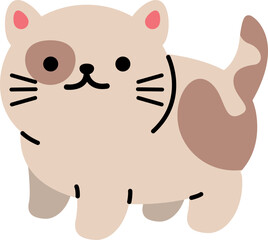 Kitten Cute Illustration Element
