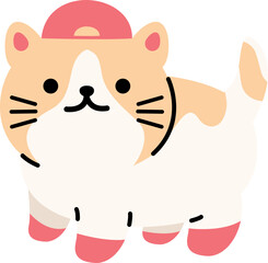 Kitten Cute Illustration Element