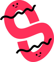 Abstract Line Character Element