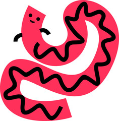 Abstract Line Character Element