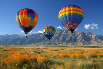 Fototapeta premium hot air balloons
