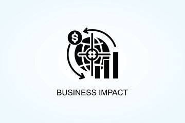 Business Impact Vector  Or Logo Sign Symbol Illustration