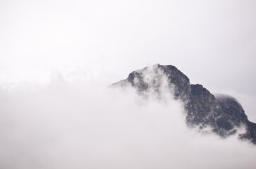 mist over the mountains