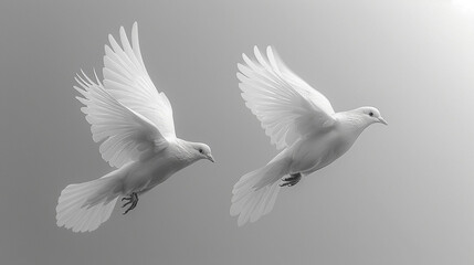 Fototapeta premium dove in flight