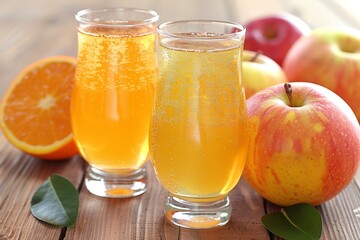 apple juice and apple