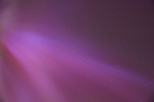 Constellation Ursa Major during aurora in Denmark in May 2024