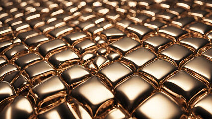 a shiny surface with a lot of shiny squares