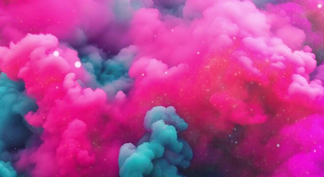 luxury Indigo teal magenta pastel gradient motion