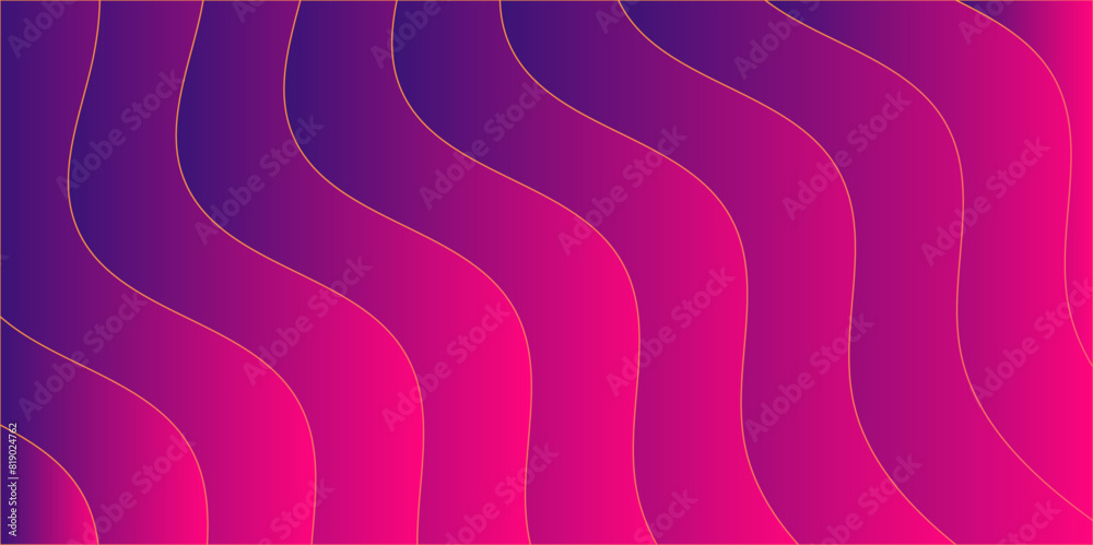 Leinwandbilder abstract background with dynamic ripple effect and gradients. luxury paper cut background. motion pu