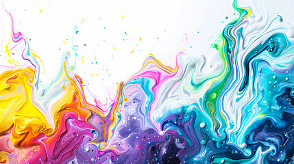 Colorful liquid abstract background	