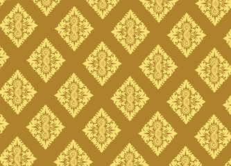Indonesian geometric batik motifs with Balinese flower patterns, exclusive and classic, are suitable for various purposes. EPS VECTOR 10