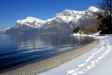 winter mountain landscape