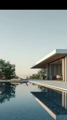 Fototapeta premium house on the beach