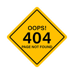 404 Error Page Not Found. Vector Illustration. 