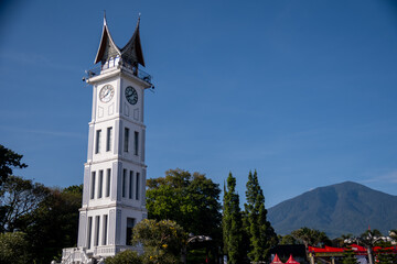 Jam Gadang is a historical and famous landmark in Bukit Tinggi, West Sumatera. Jam Gadang is the icon of the city and the most visited tourist destination.