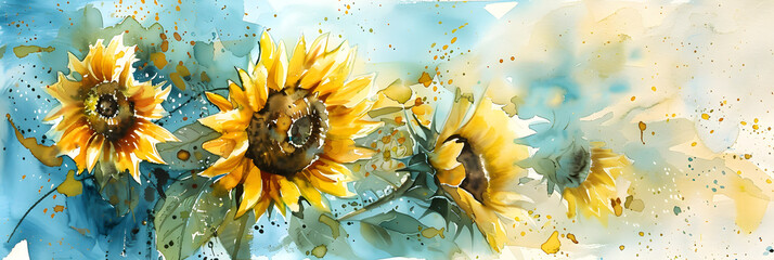Sunflowers, Helianthus
