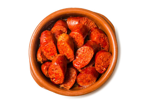 Tapa de chorizo a la sidra