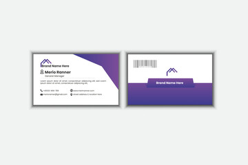 Corporate business card design.