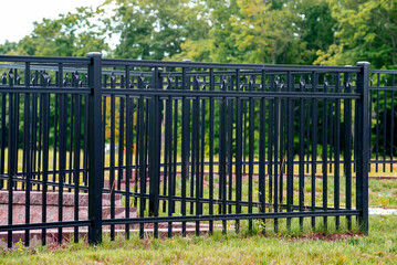 new black iron fence