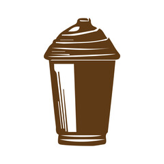 coffee cup isolated on white