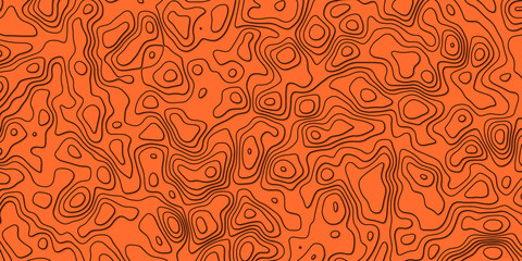 Abstract background filled with overlapping hand-drawn contour lines


