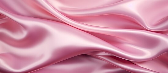 Obraz premium Silky fabric Glossy smooth fabric background. copy space available