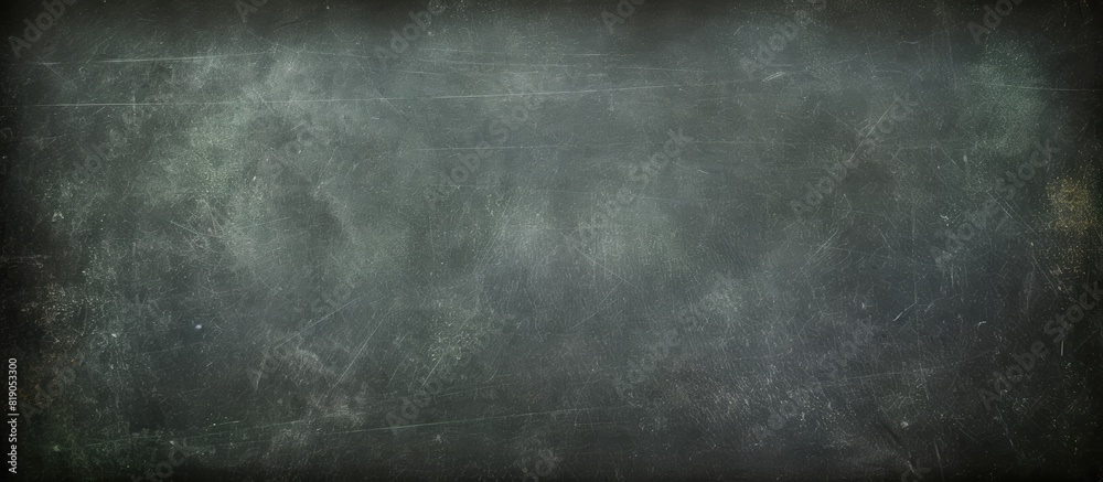 Poster Abstract Chalk rubbed out on blackboard or chalkboard texture clean school board for background or copy space for add text message Backdrop of Education concepts