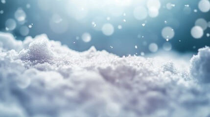 gentle snowfall backdrop