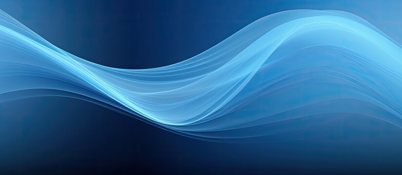 Blue abstract wave pattern background. copy space available