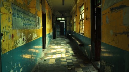 Fototapeta premium a goodbye sentence written on a wallboard in indonesia